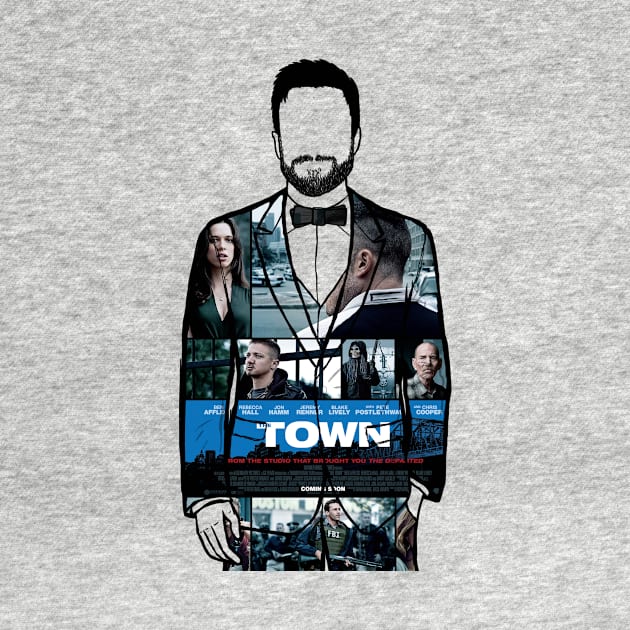 A portrait of Ben Affleck director of The Town by Youre-So-Punny